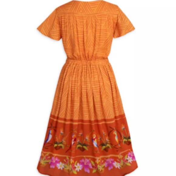 Disney The Dress Shop - Enchanted Tiki Room Midi Dress - Orange - Picture 5 of 8